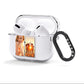 Two Horizontal Photo Tiles AirPods Clear Case 3rd Gen Side Image