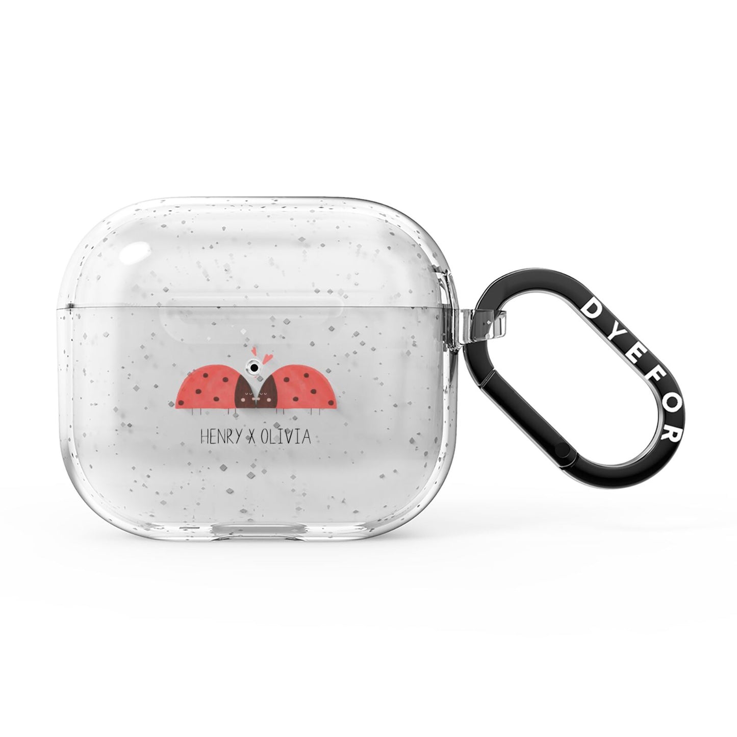 Two Ladybirds AirPods Glitter Case 3rd Gen