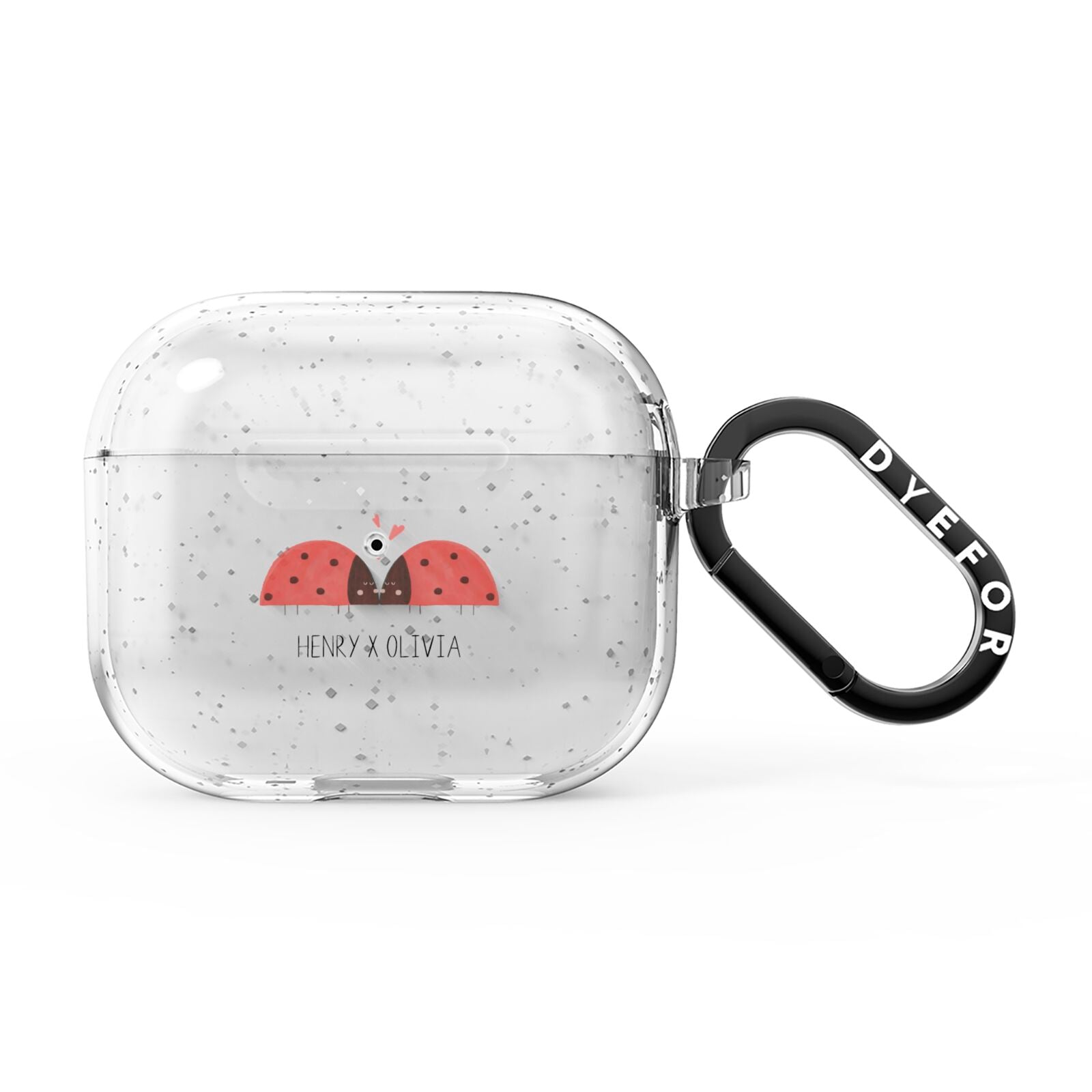 Two Ladybirds AirPods Glitter Case 3rd Gen