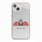 Two Ladybirds iPhone 13 TPU Impact Case with Pink Edges