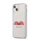 Two Ladybirds iPhone 14 Plus Clear Tough Case Starlight Angled Image