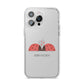 Two Ladybirds iPhone 14 Pro Max Clear Tough Case Silver