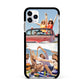 Two Photo Apple iPhone 11 Pro Max in Silver with Black Impact Case