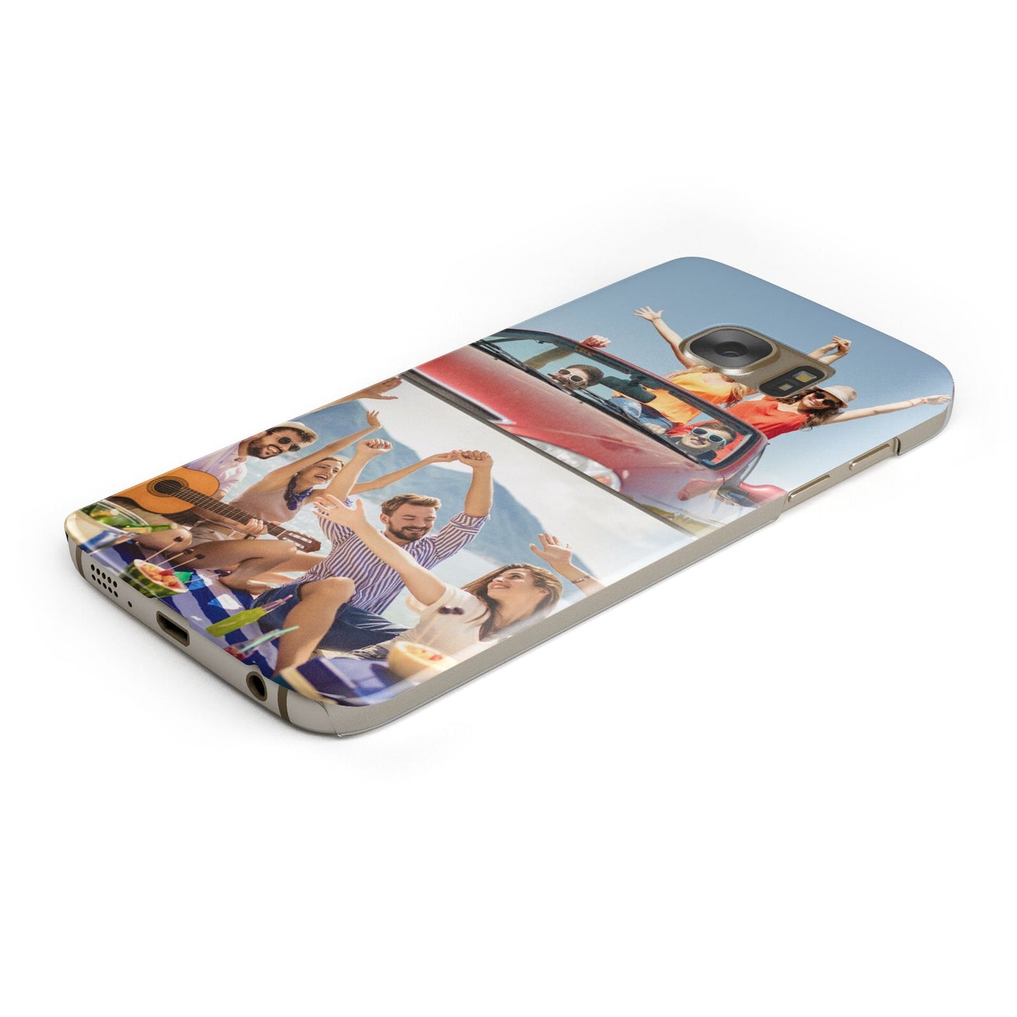 Two Photo Samsung Galaxy Case Bottom Cutout