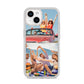 Two Photo iPhone 14 Glitter Tough Case Starlight