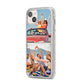 Two Photo iPhone 14 Plus Glitter Tough Case Starlight Angled Image