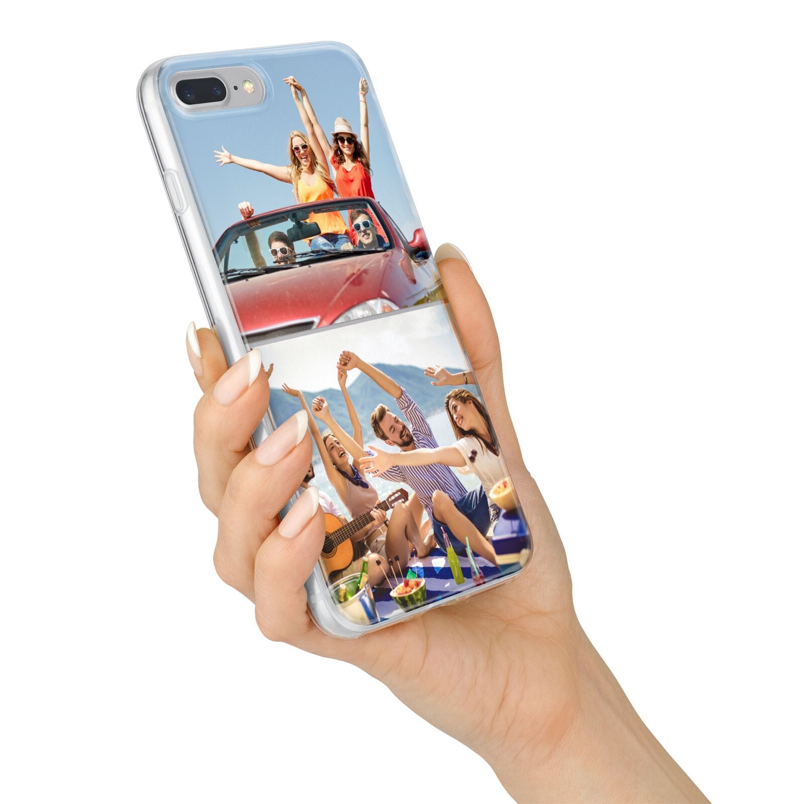 Two Photo iPhone 7 Plus Bumper Case on Silver iPhone Alternative Image