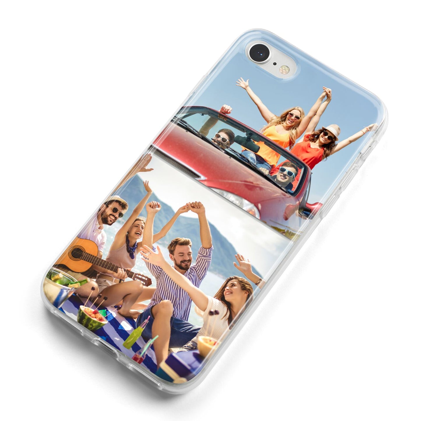 Two Photo iPhone 8 Bumper Case on Silver iPhone Alternative Image