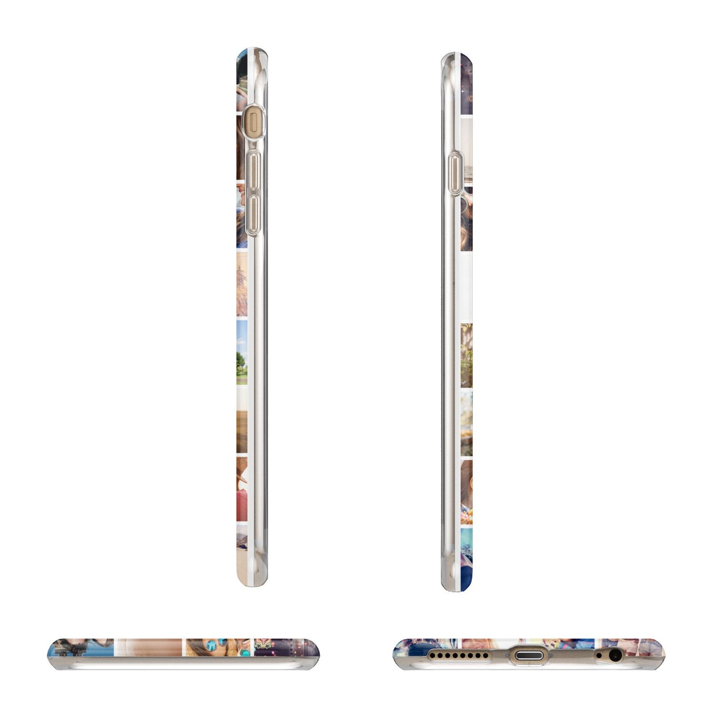 Ultimate Photo Montage Upload Apple iPhone 6 Plus 3D Wrap Tough Case Alternative Image Angles