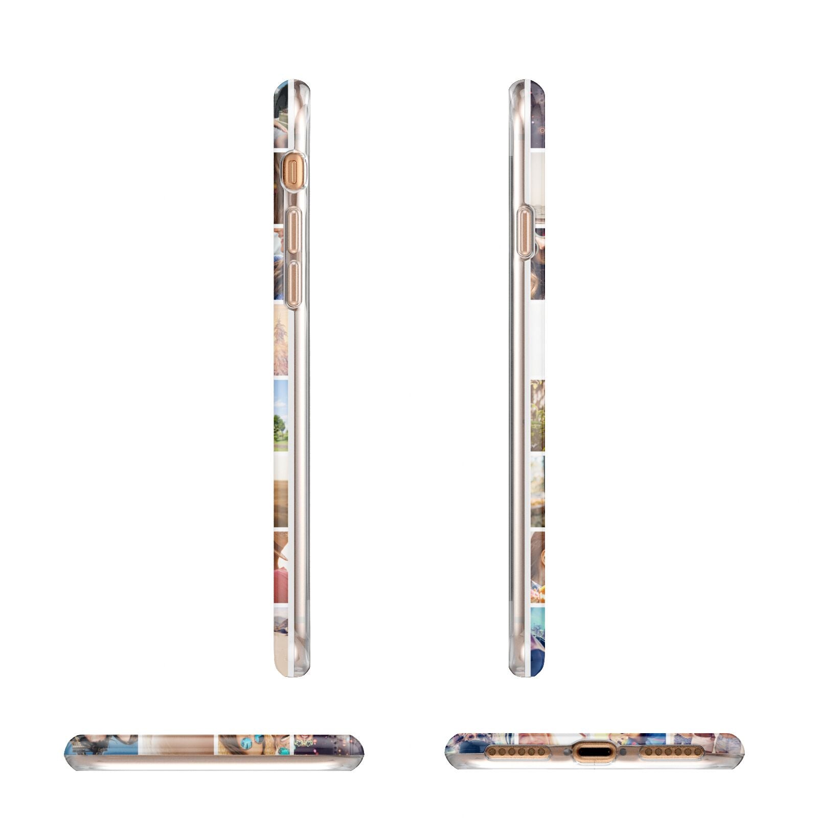 Ultimate Photo Montage Upload Apple iPhone 7 8 3D Wrap Tough Case Alternative Image Angles