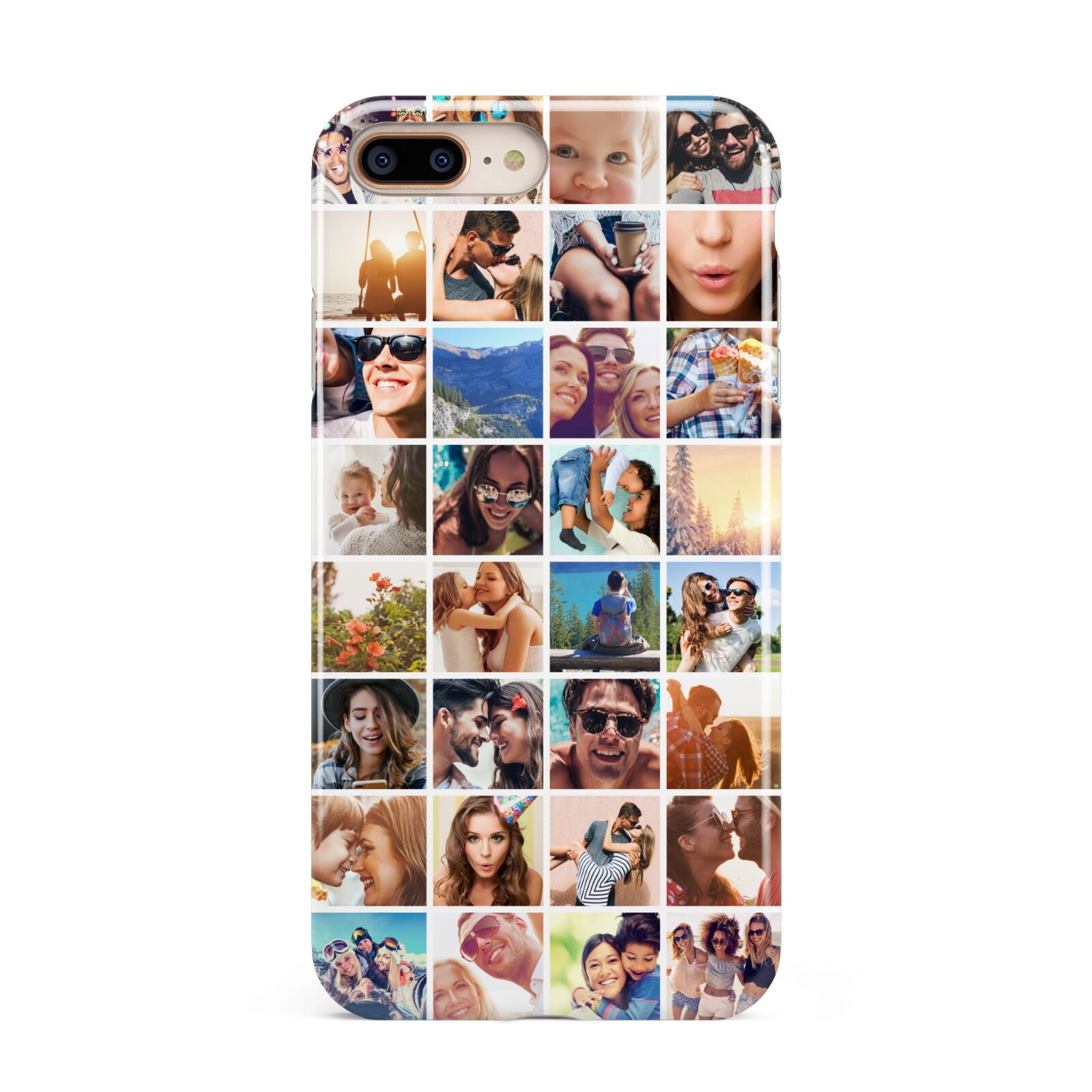Ultimate Photo Montage Upload Apple iPhone 7 8 Plus 3D Tough Case