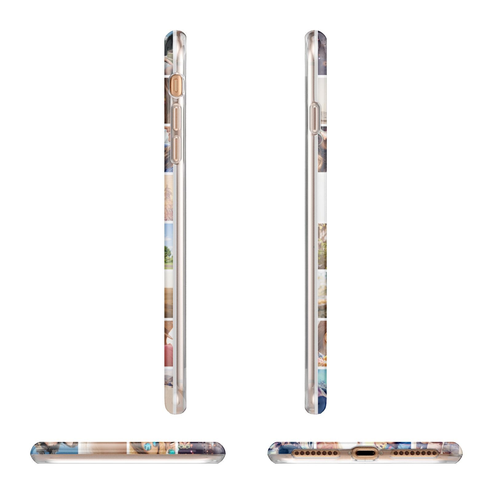 Ultimate Photo Montage Upload Apple iPhone 7 8 Plus 3D Wrap Tough Case Alternative Image Angles