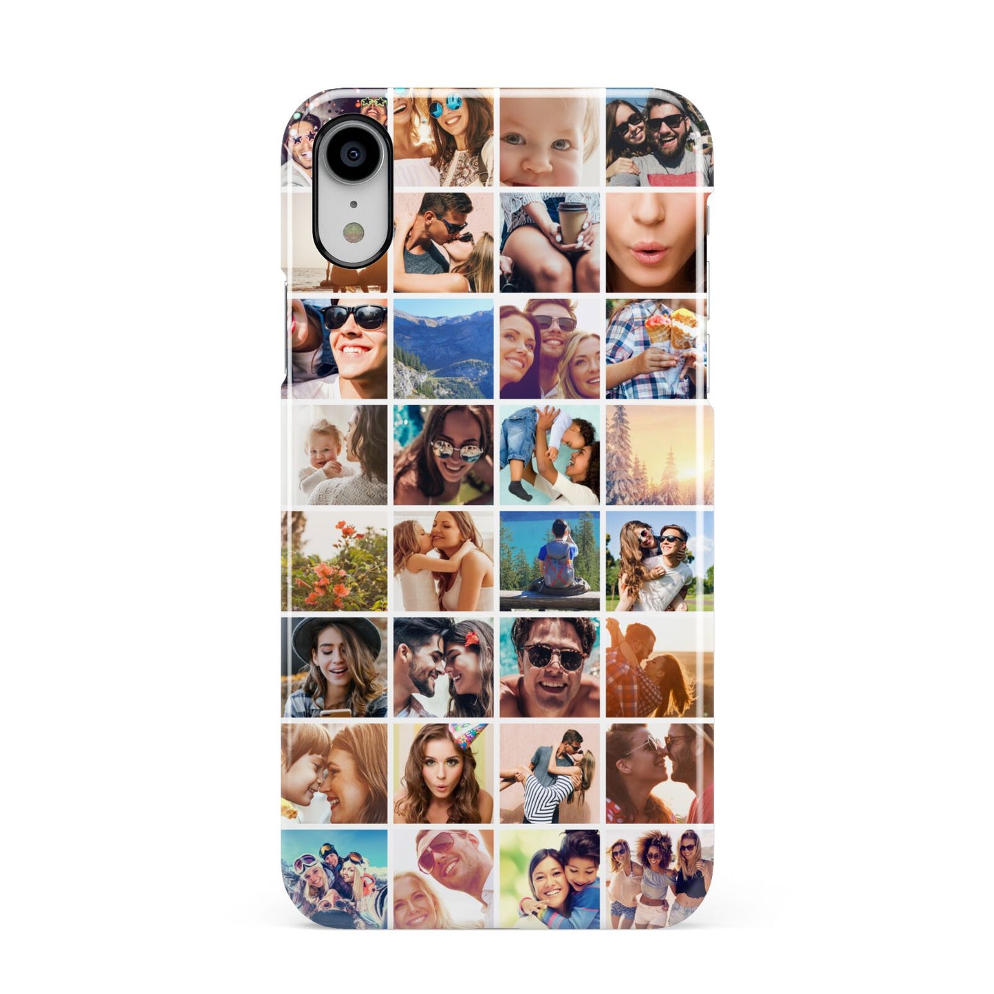 Ultimate Photo Montage Upload Apple iPhone XR White 3D Snap Case
