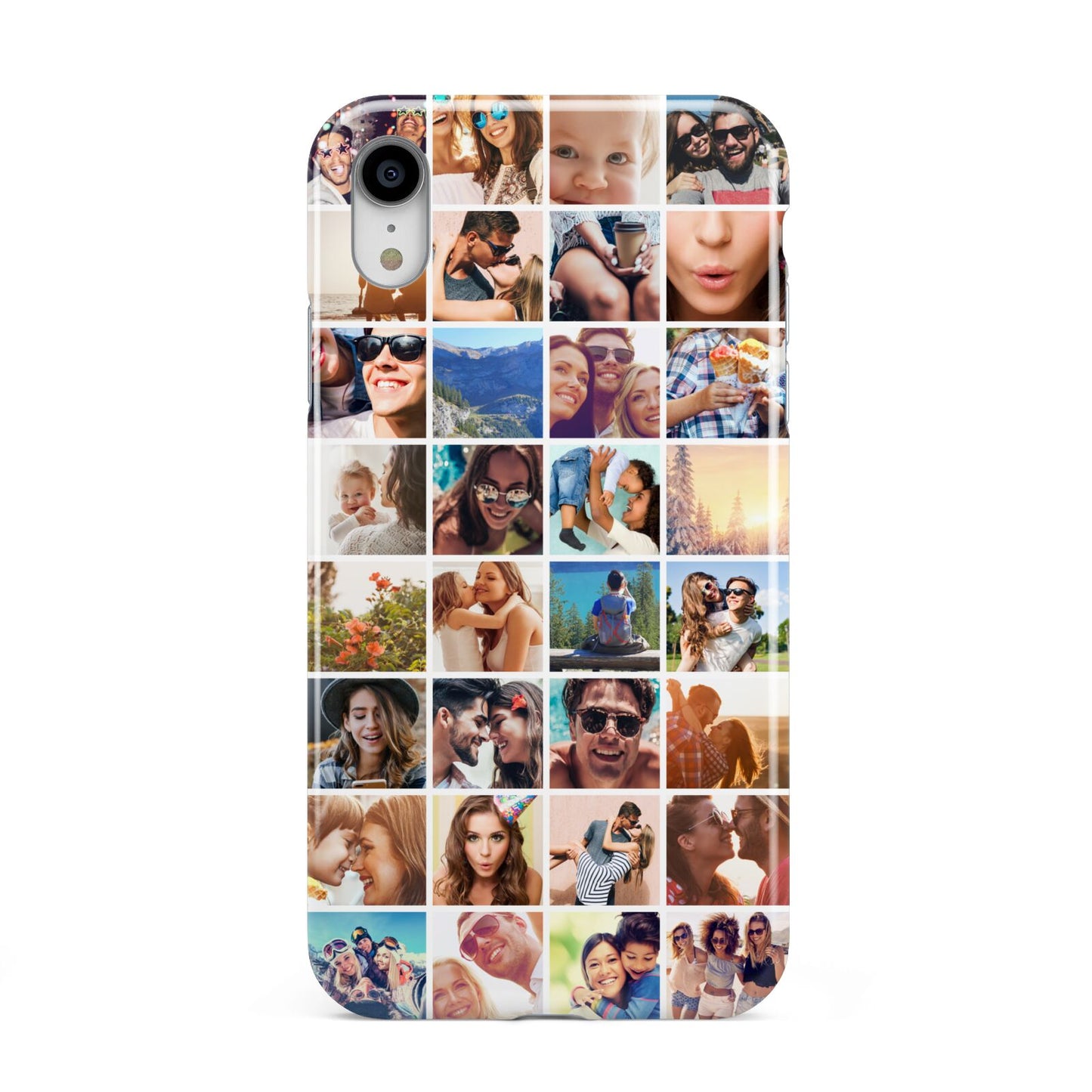 Ultimate Photo Montage Upload Apple iPhone XR White 3D Tough Case