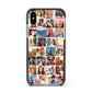 Ultimate Photo Montage Upload Apple iPhone Xs Impact Case Black Edge on Silver Phone