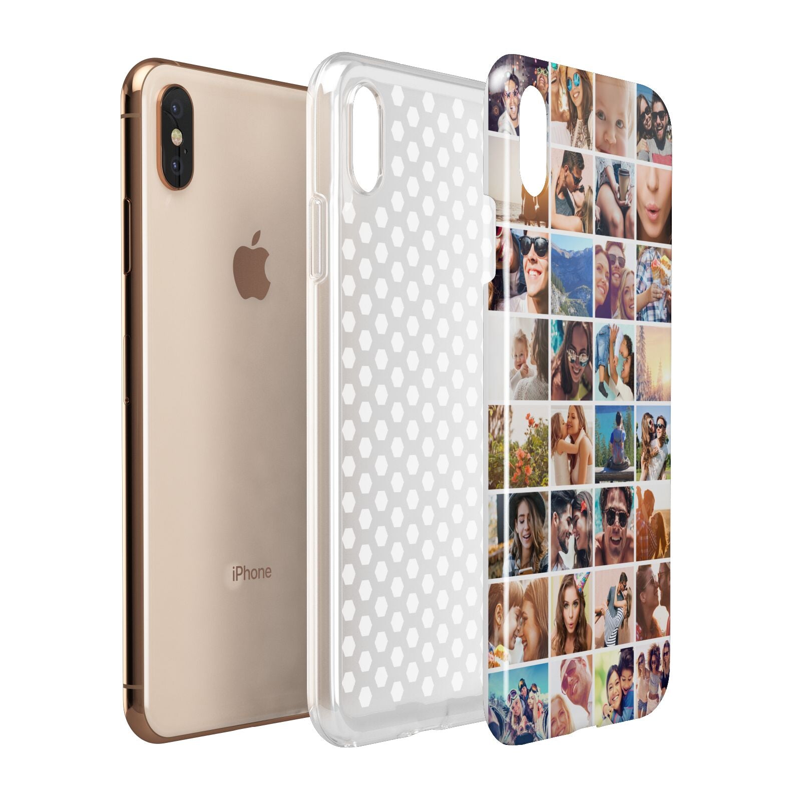 Ultimate Photo Montage Upload Apple iPhone Xs Max 3D Tough Case Expanded View