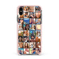 Ultimate Photo Montage Upload Apple iPhone Xs Max Impact Case Pink Edge on Black Phone