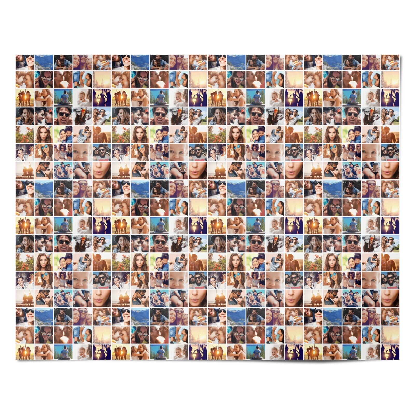 Ultimate Photo Montage Upload Personalised Wrapping Paper Alternative