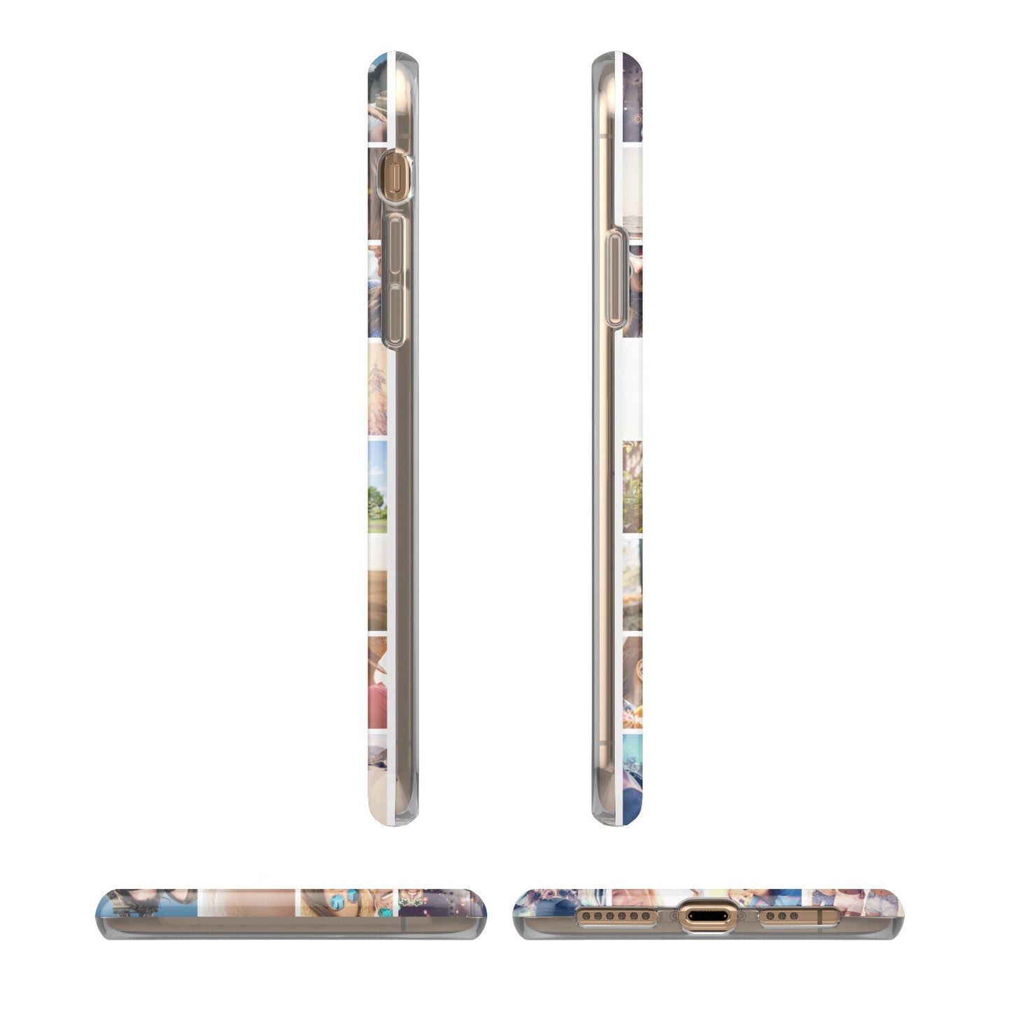 Ultimate Photo Montage Upload iPhone 11 3D Tough Case Angle Images