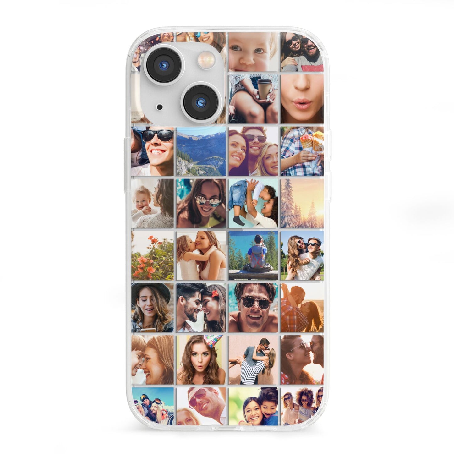 Ultimate Photo Montage Upload iPhone 13 Mini Clear Bumper Case