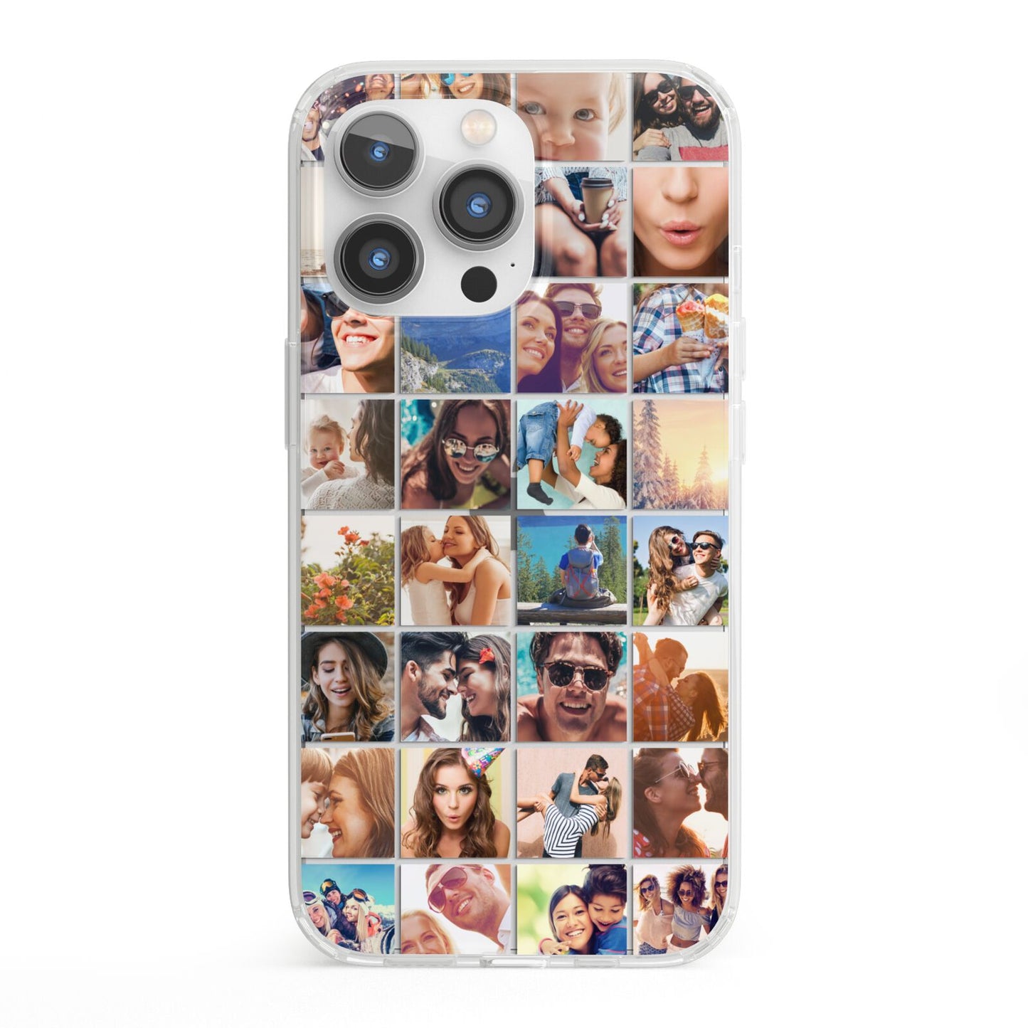 Ultimate Photo Montage Upload iPhone 13 Pro Clear Bumper Case