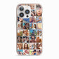 Ultimate Photo Montage Upload iPhone 13 Pro TPU Impact Case with Pink Edges