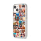 Ultimate Photo Montage Upload iPhone 14 Clear Tough Case Starlight Angled Image