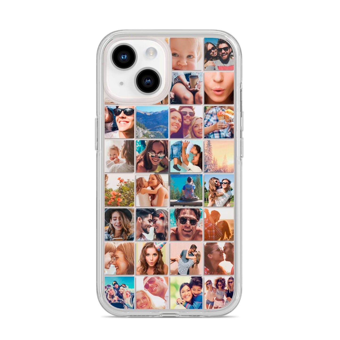 Ultimate Photo Montage Upload iPhone 14 Clear Tough Case Starlight
