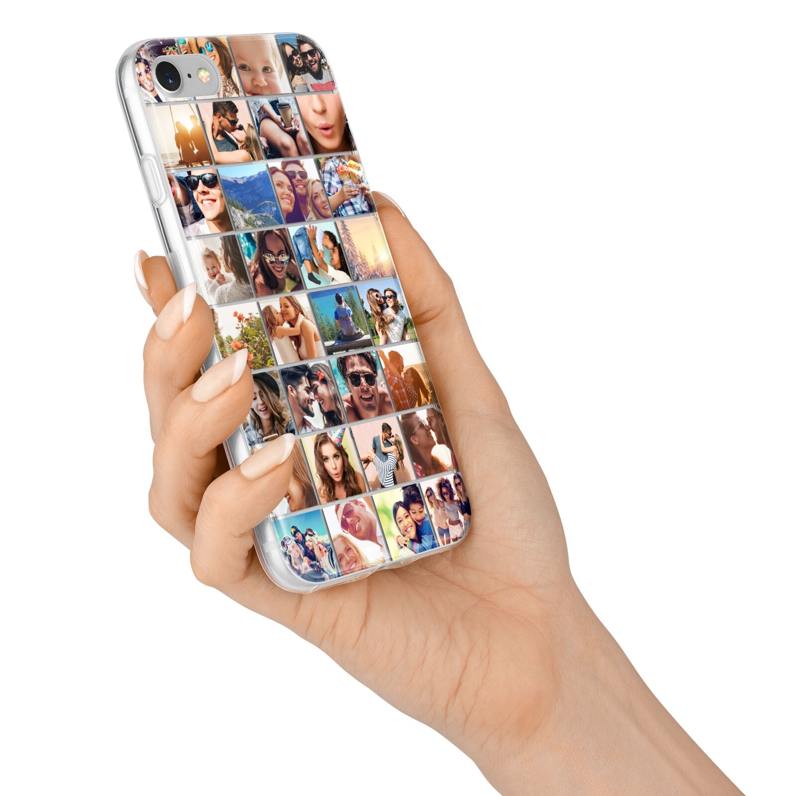 Ultimate Photo Montage Upload iPhone 7 Bumper Case on Silver iPhone Alternative Image