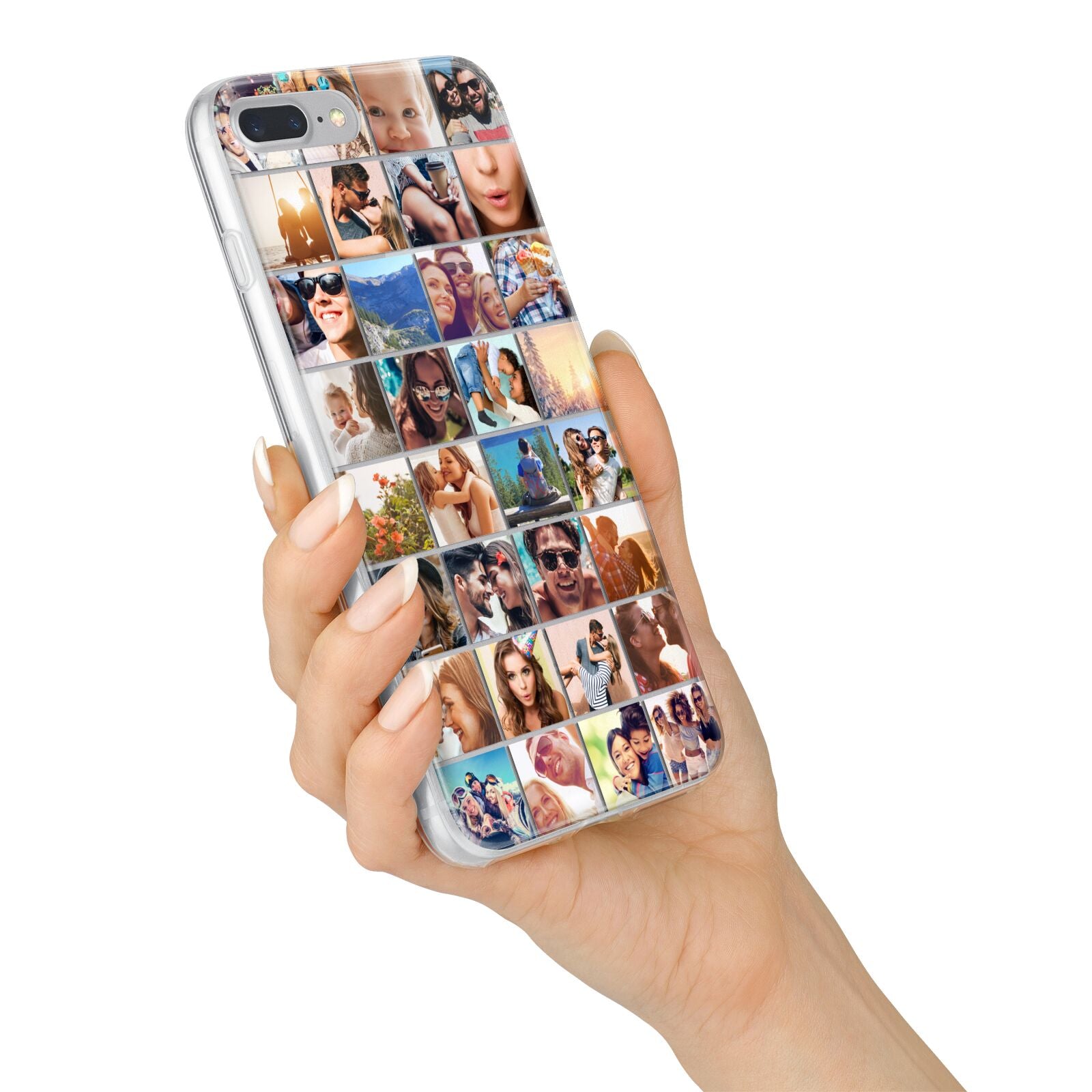 Ultimate Photo Montage Upload iPhone 7 Plus Bumper Case on Silver iPhone Alternative Image