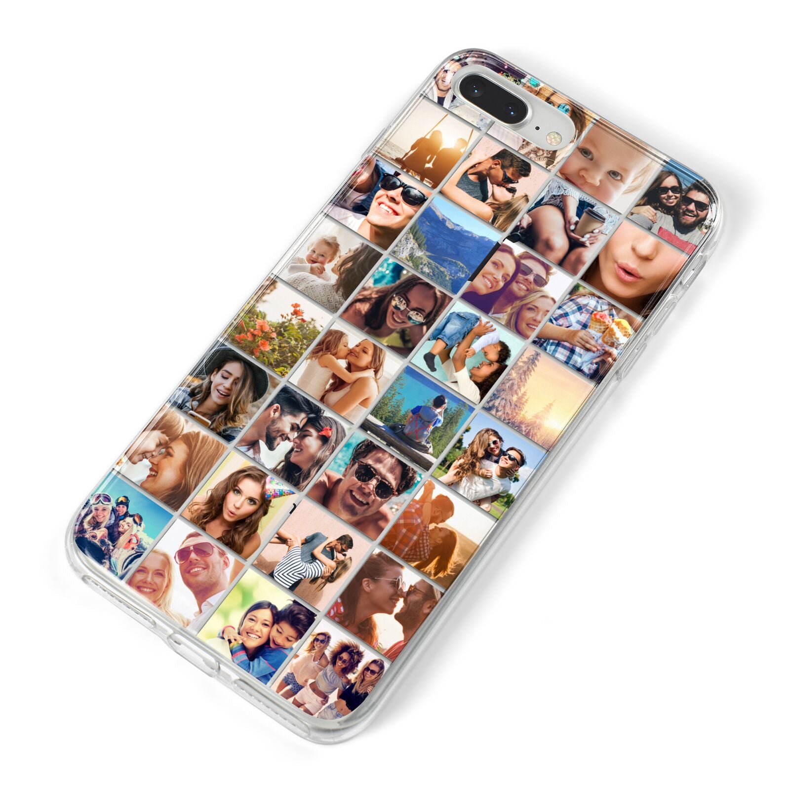 Ultimate Photo Montage Upload iPhone 8 Plus Bumper Case on Silver iPhone Alternative Image