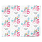 Unicorn Personalised Happy Birthday Personalised Wrapping Paper Alternative