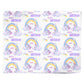 Unicorn Personalised Personalised Wrapping Paper Alternative