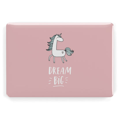Unicorn Print Dream Big Apple MacBook Case