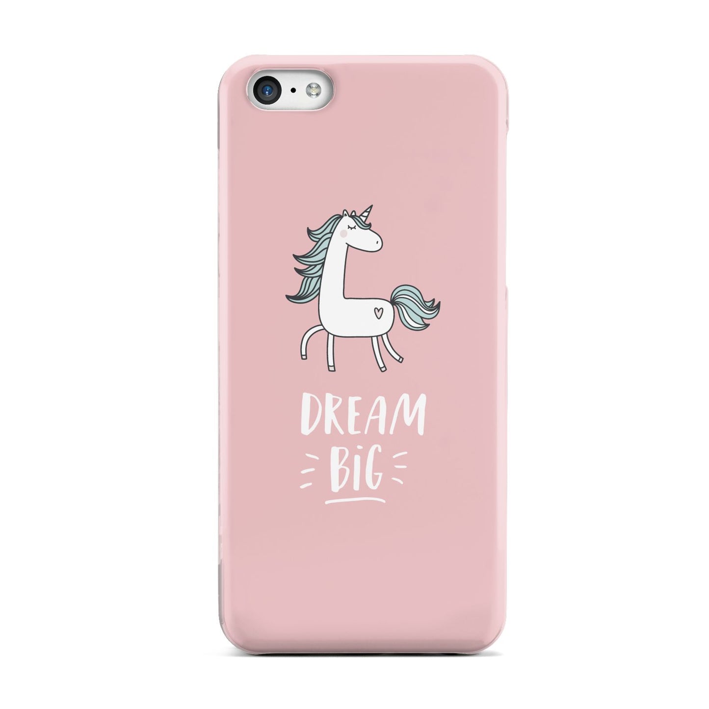 Unicorn Print Dream Big Apple iPhone 5c Case