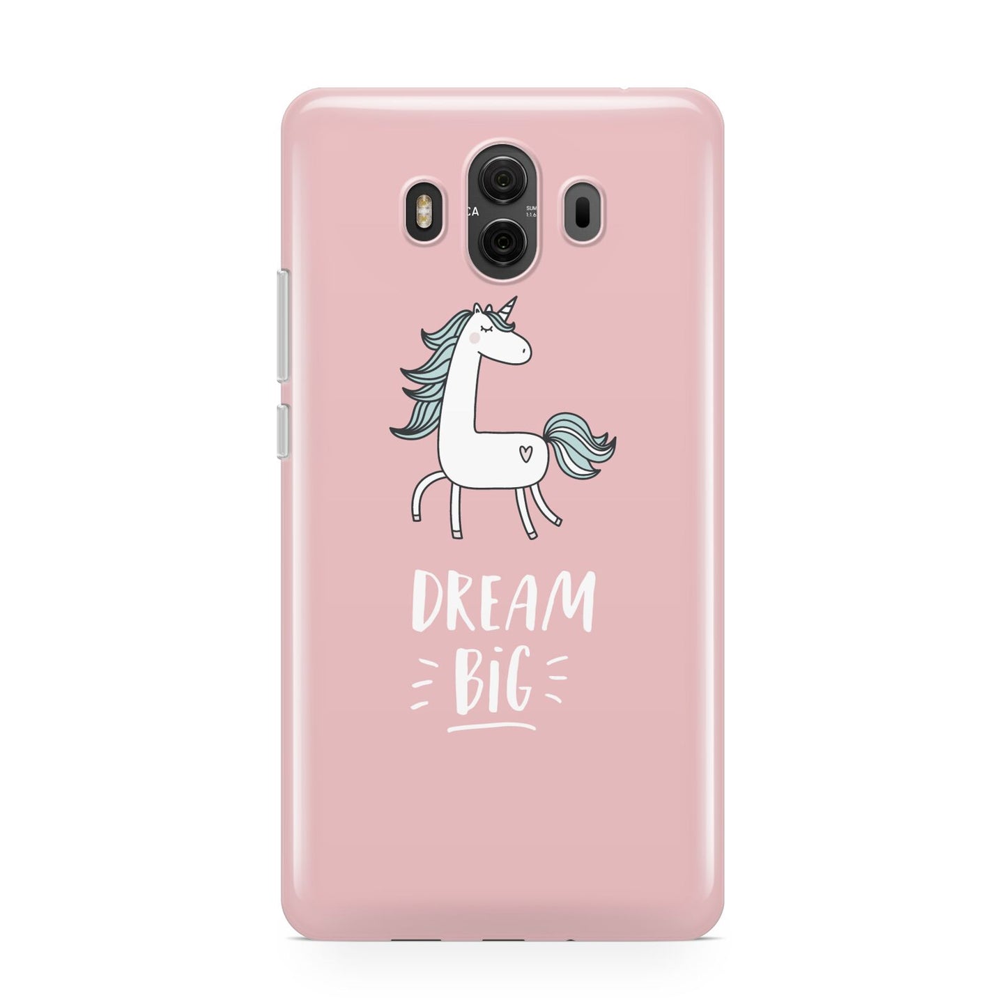 Unicorn Print Dream Big Huawei Mate 10 Protective Phone Case