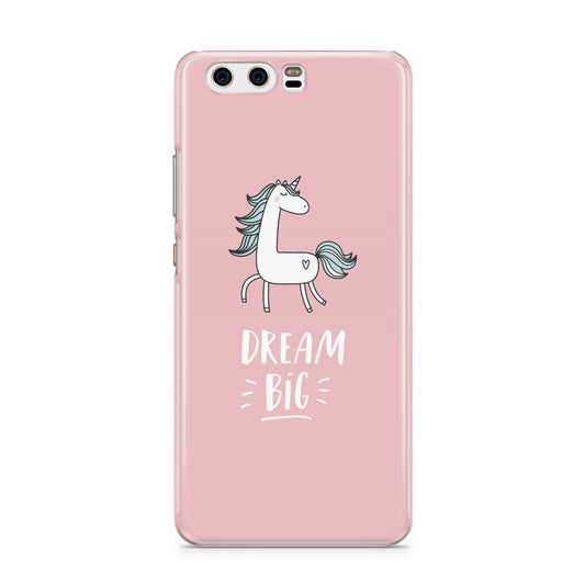 Unicorn Print Dream Big Huawei P10 Phone Case