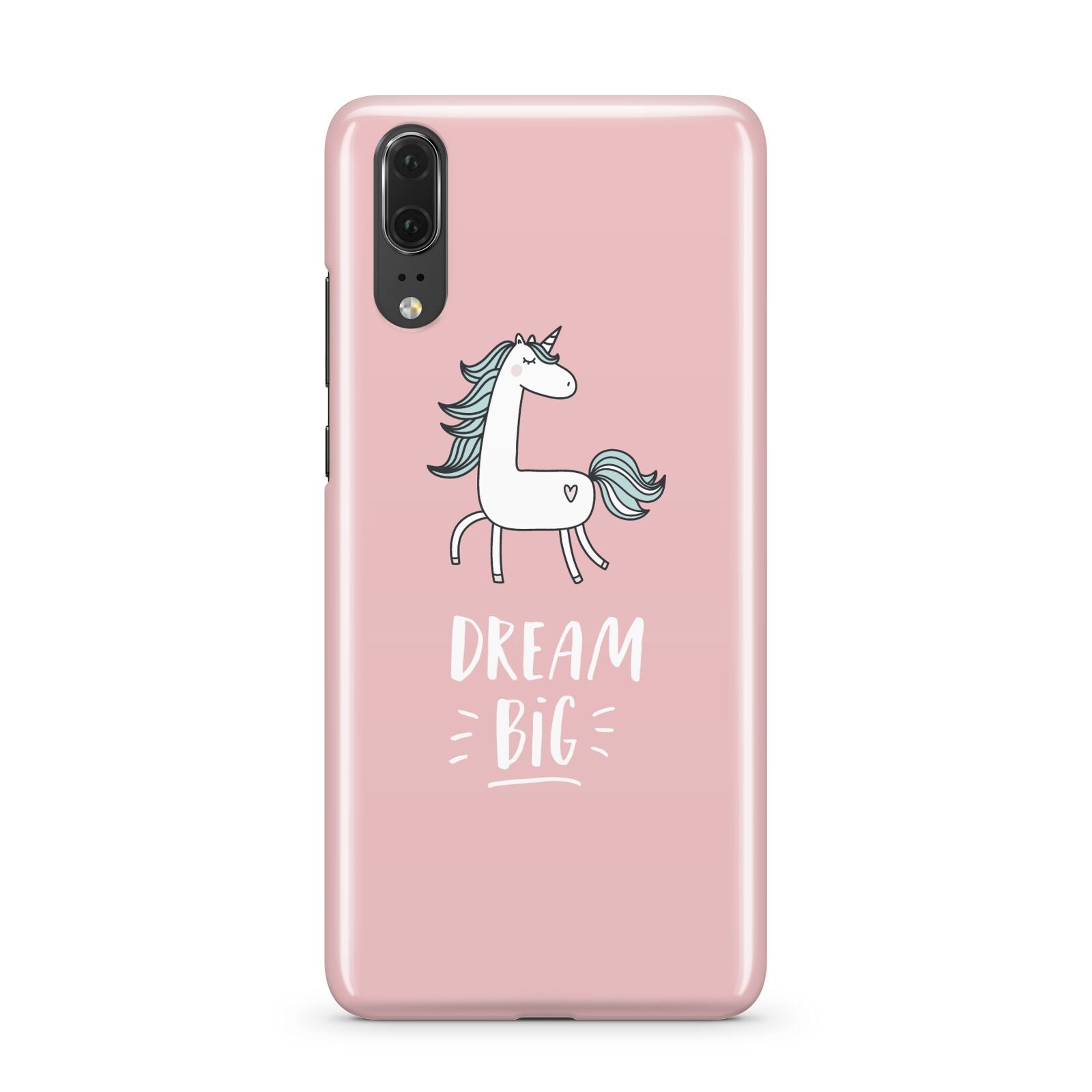 Unicorn Print Dream Big Huawei P20 Phone Case