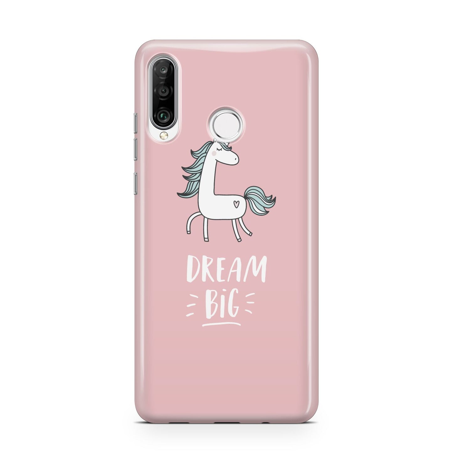 Unicorn Print Dream Big Huawei P30 Lite Phone Case