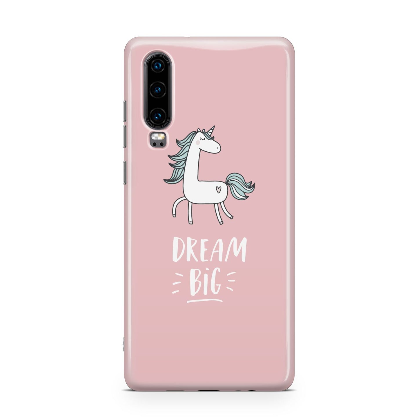 Unicorn Print Dream Big Huawei P30 Phone Case