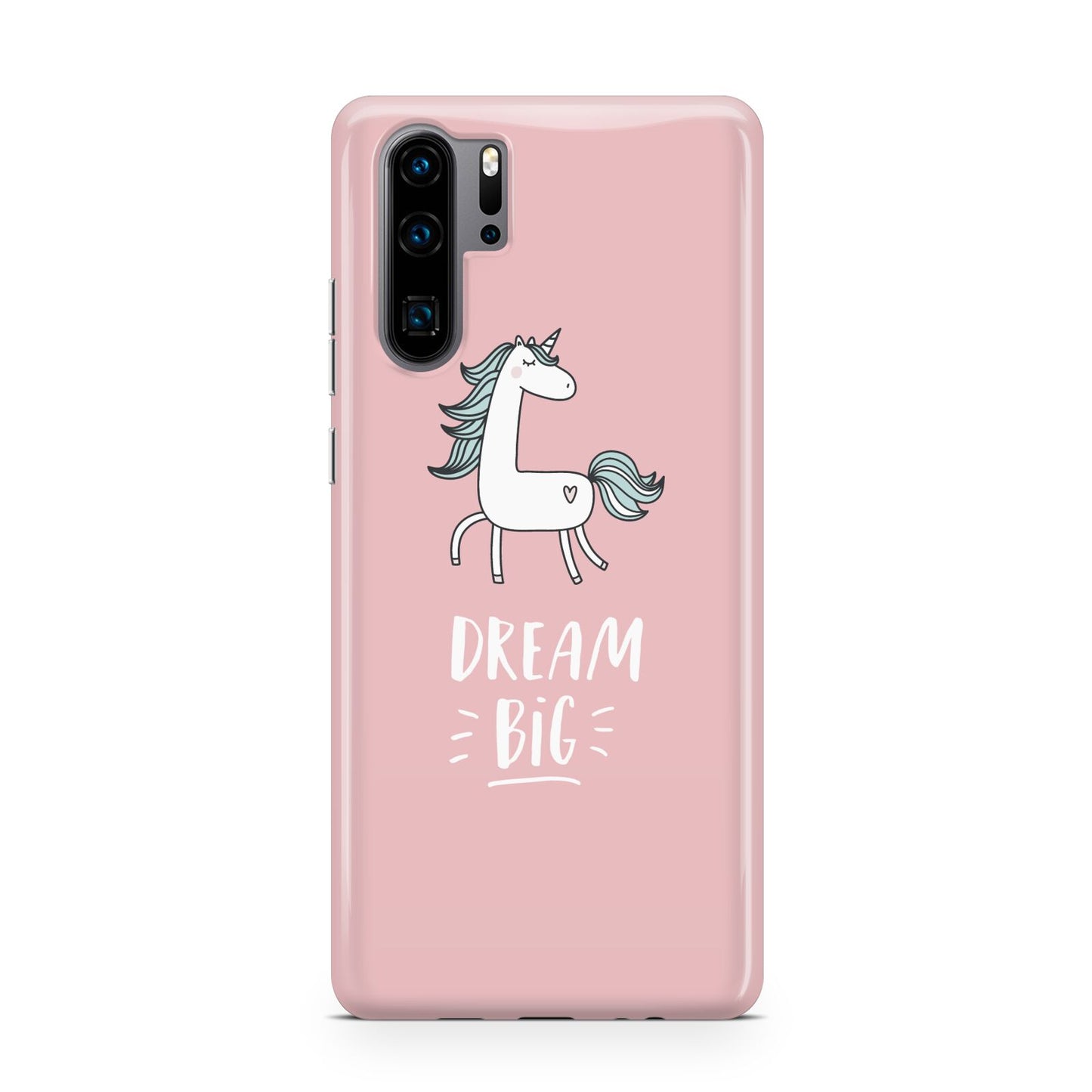 Unicorn Print Dream Big Huawei P30 Pro Phone Case