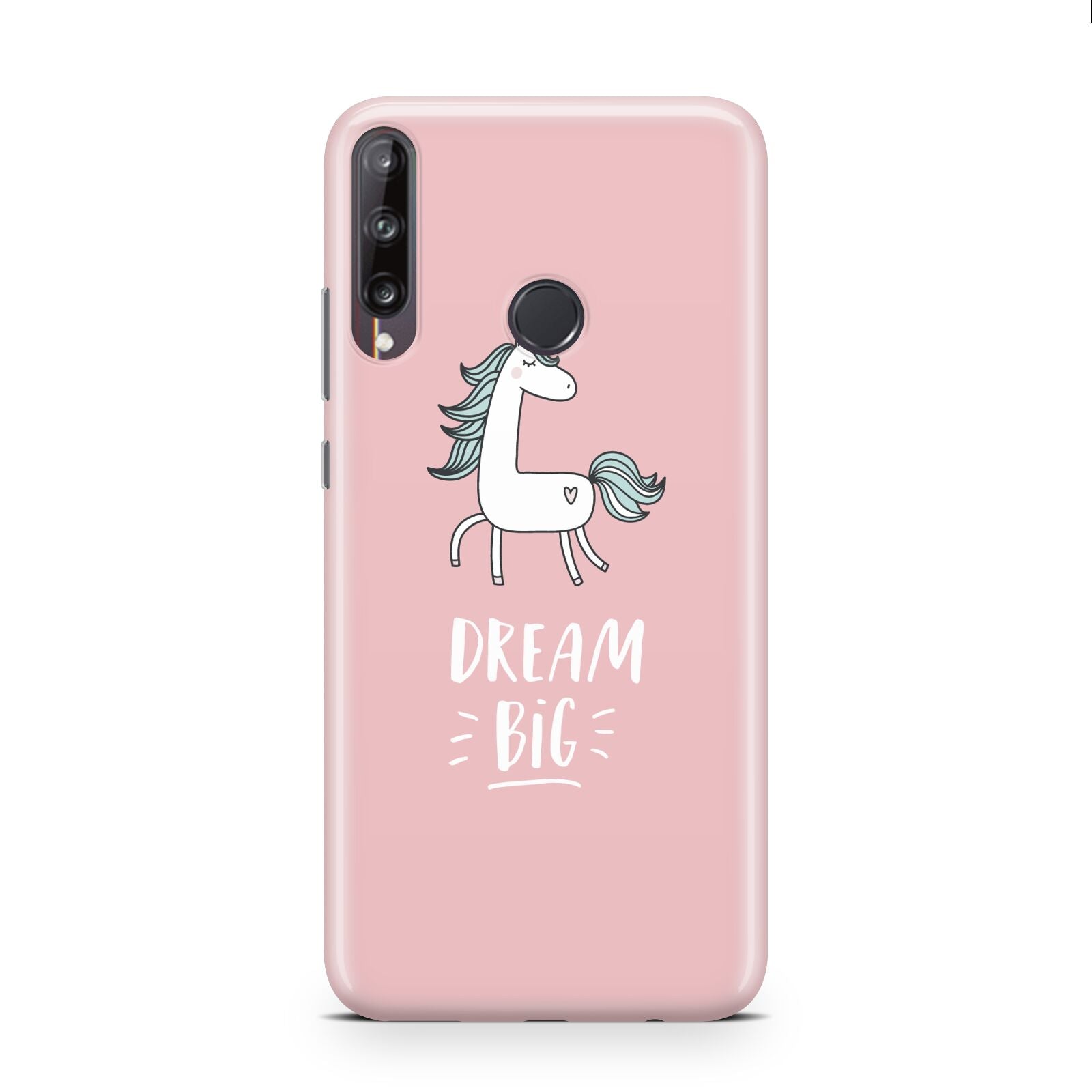 Unicorn Print Dream Big Huawei P40 Lite E Phone Case