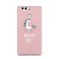 Unicorn Print Dream Big Huawei P9 Case