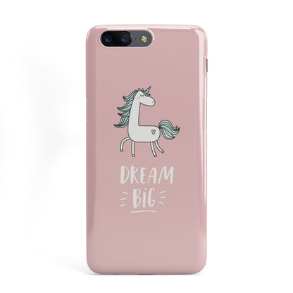 Unicorn Print Dream Big OnePlus Case