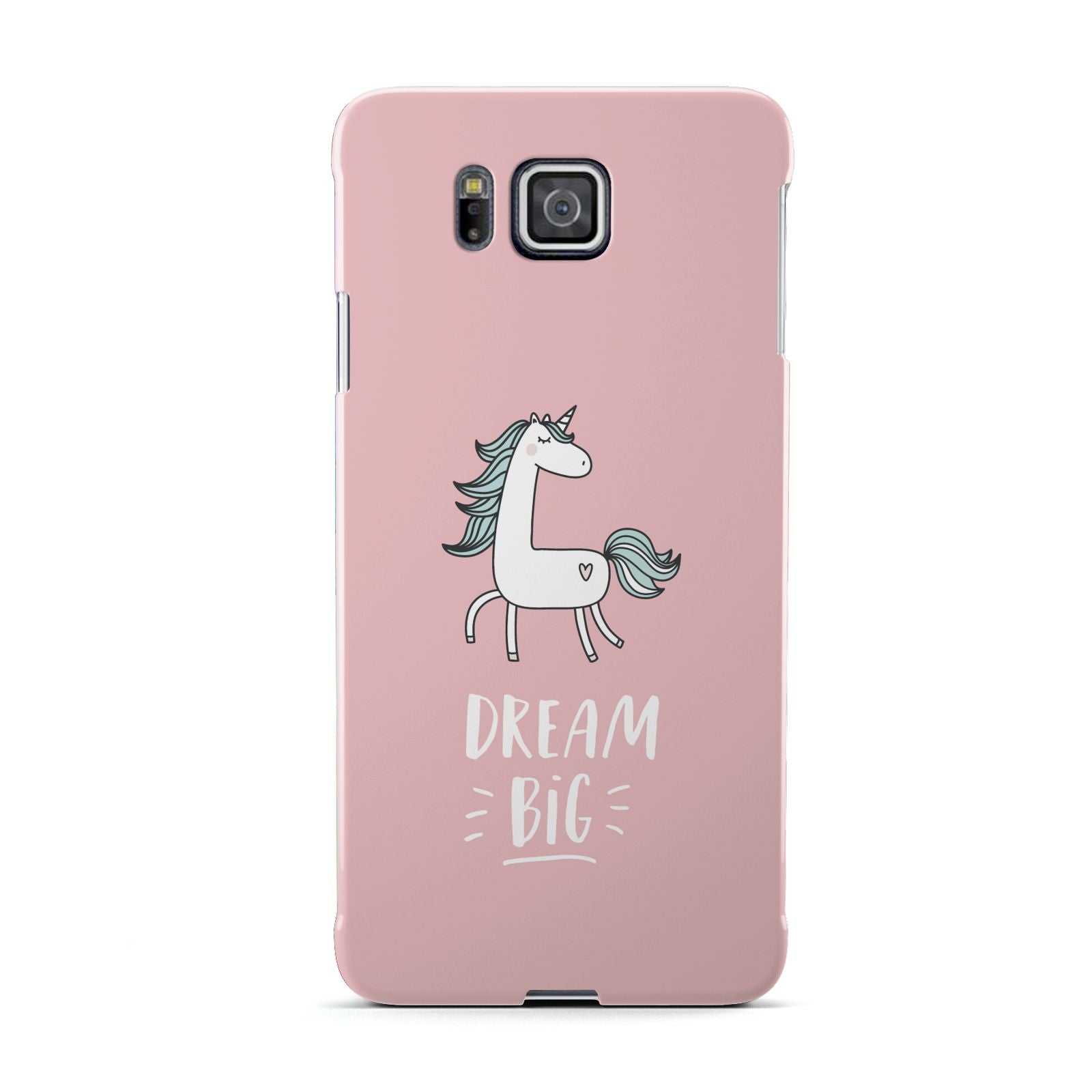 Unicorn Print Dream Big Samsung Galaxy Alpha Case