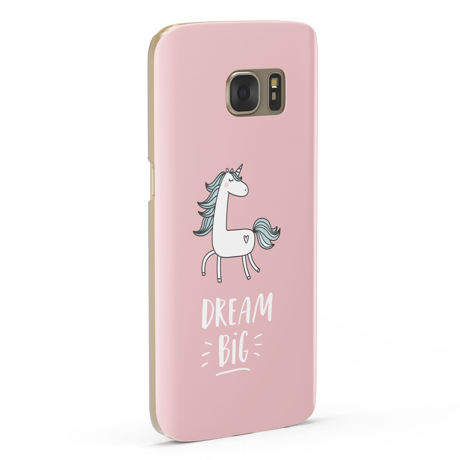 Unicorn Print Dream Big Samsung Galaxy Case Fourty Five Degrees
