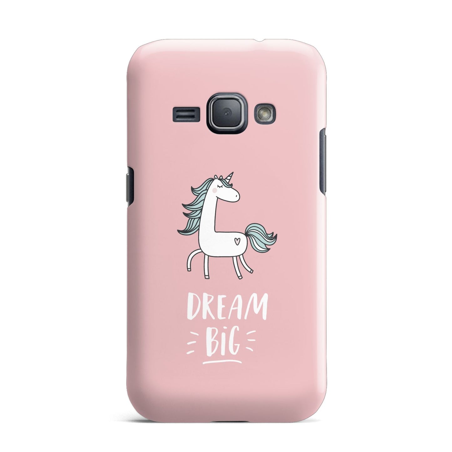 Unicorn Print Dream Big Samsung Galaxy J1 2016 Case