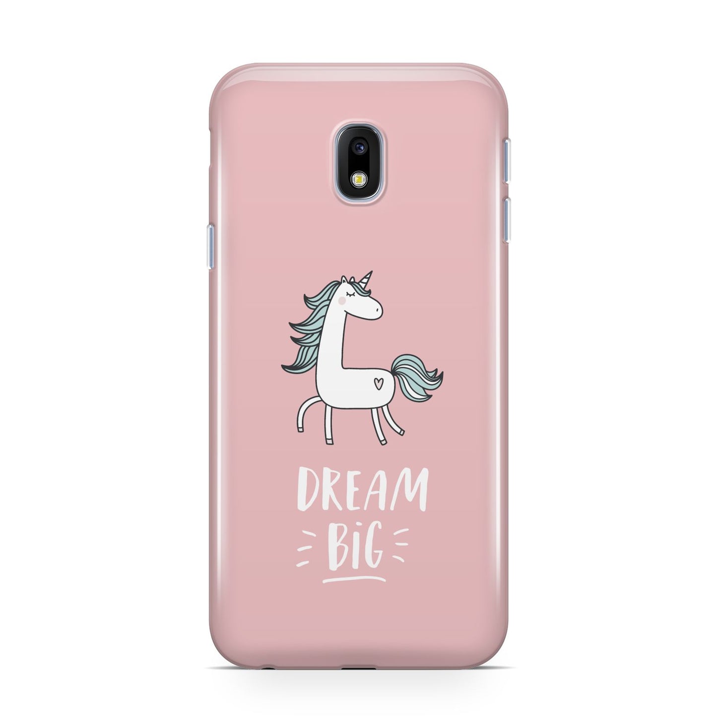 Unicorn Print Dream Big Samsung Galaxy J3 2017 Case