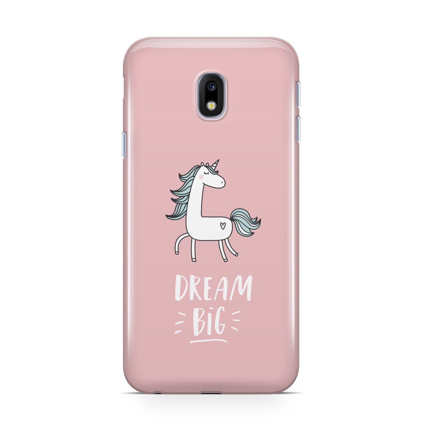 Unicorn Print Dream Big Samsung Galaxy J3 2017 Case