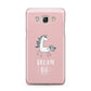 Unicorn Print Dream Big Samsung Galaxy J5 2016 Case
